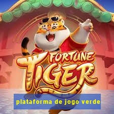 plataforma de jogo verde